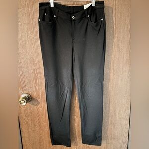 Vince Camuto Black Dress Pants Classic Straight-Leg Design